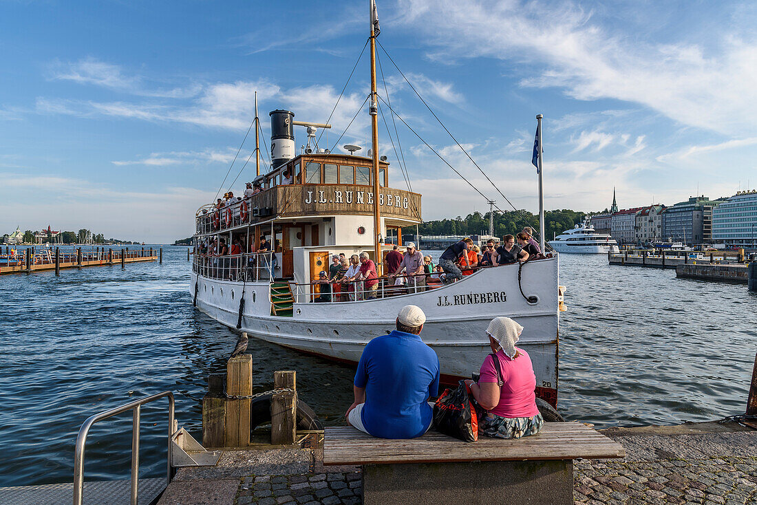 Harbor, excursion boat, Helsinki, Finland