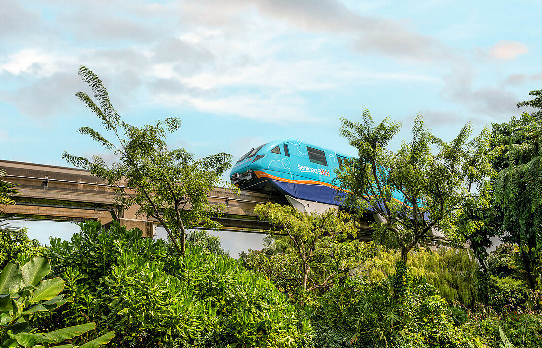 Sentosa Express Island Monorail Zug, Singapur