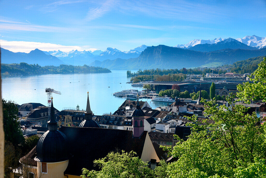 Blick von der Museggmauer, Luzern, Schweiz