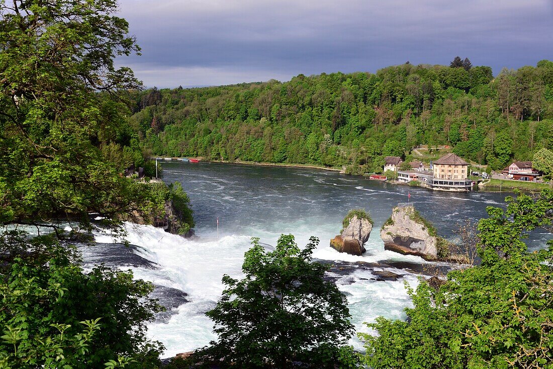 Rheinfall von Schaffhausen, Ostschweiz, Schweiz