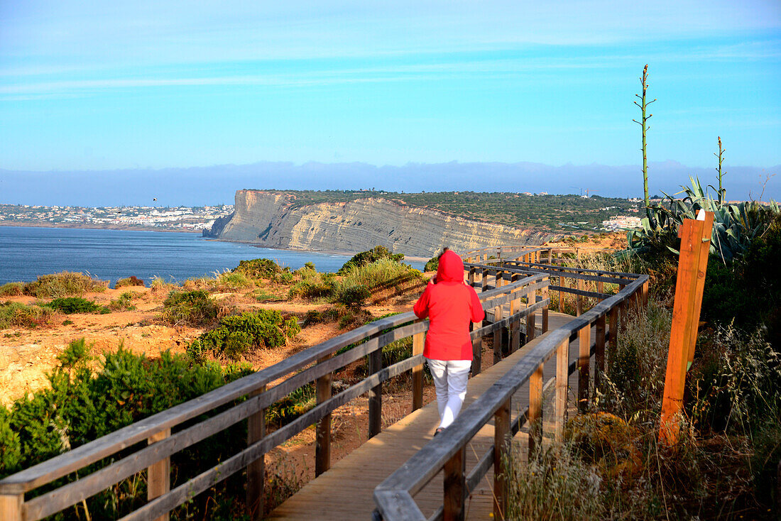 Rocky landscape near Lagos, Algarve, southern Portugal