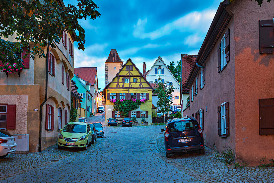 Wethgasse in Dinkelsbuehl, Bavaria, Germany