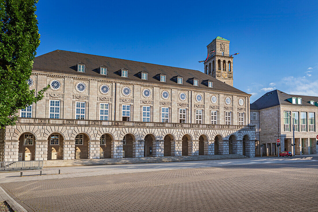 Historisches Rathaus in Mülheim an der Ruhr, Nordrhein-Westfalen, Deutschland