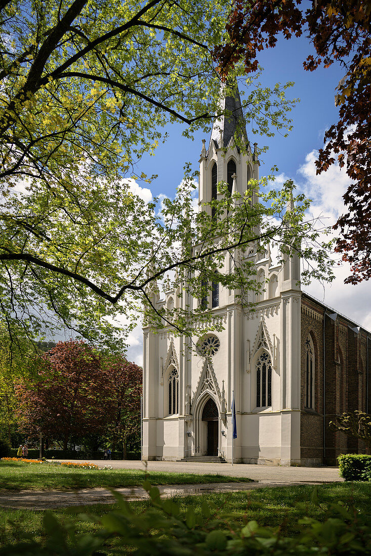 St Martingskirche in Bad Ems, UNESCO World Heritage Site 'Important Spa Towns of Europe', Rhineland-Palatinate, Germany