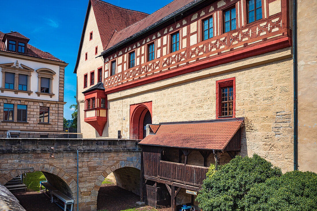 Kaiserpfalz Schloss mit Pfalzmuseum in Forchheim, Bayern, Deutschland