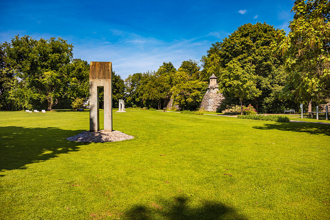 Stadtpark in Forchheim, Bayern, Deutschland