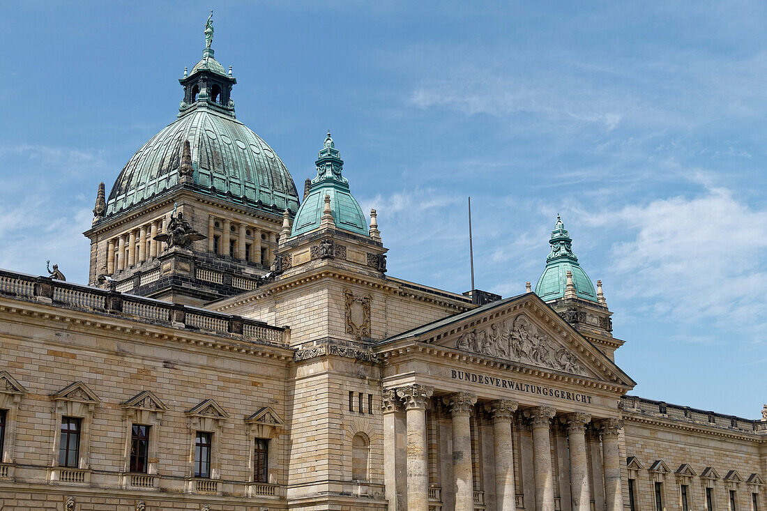 Bundesverwaltungsgericht in Leipzig, Sachsen, Ostdeutschland