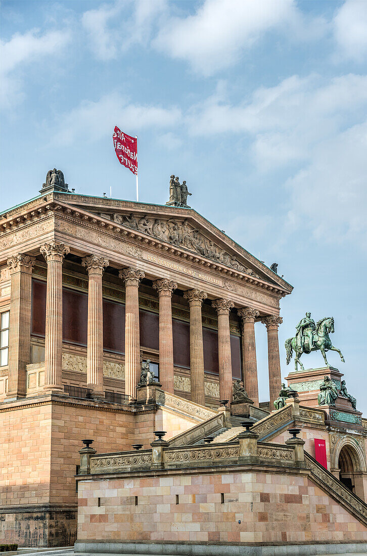 Old National Gallery on Museum Island in Berlin, Germany