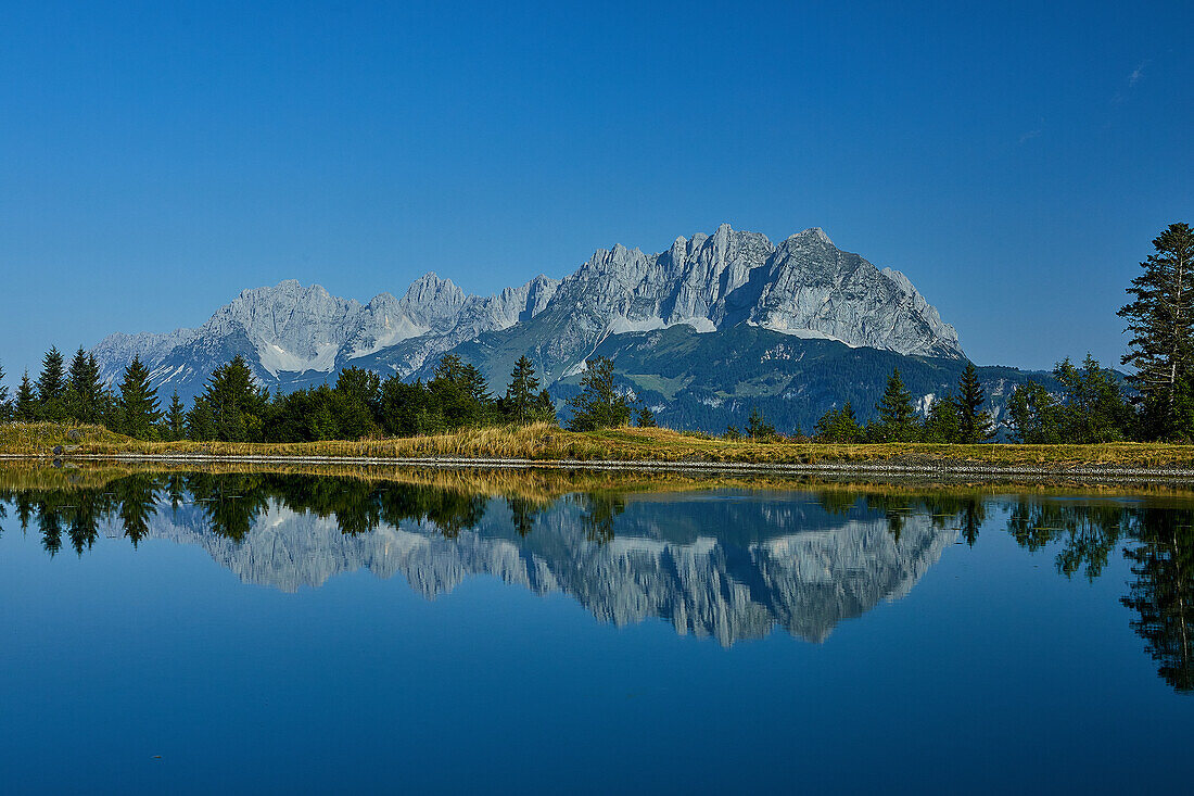 Wilder Kaiser im Sommer, Kaisergebirge, Tirol, Österreich