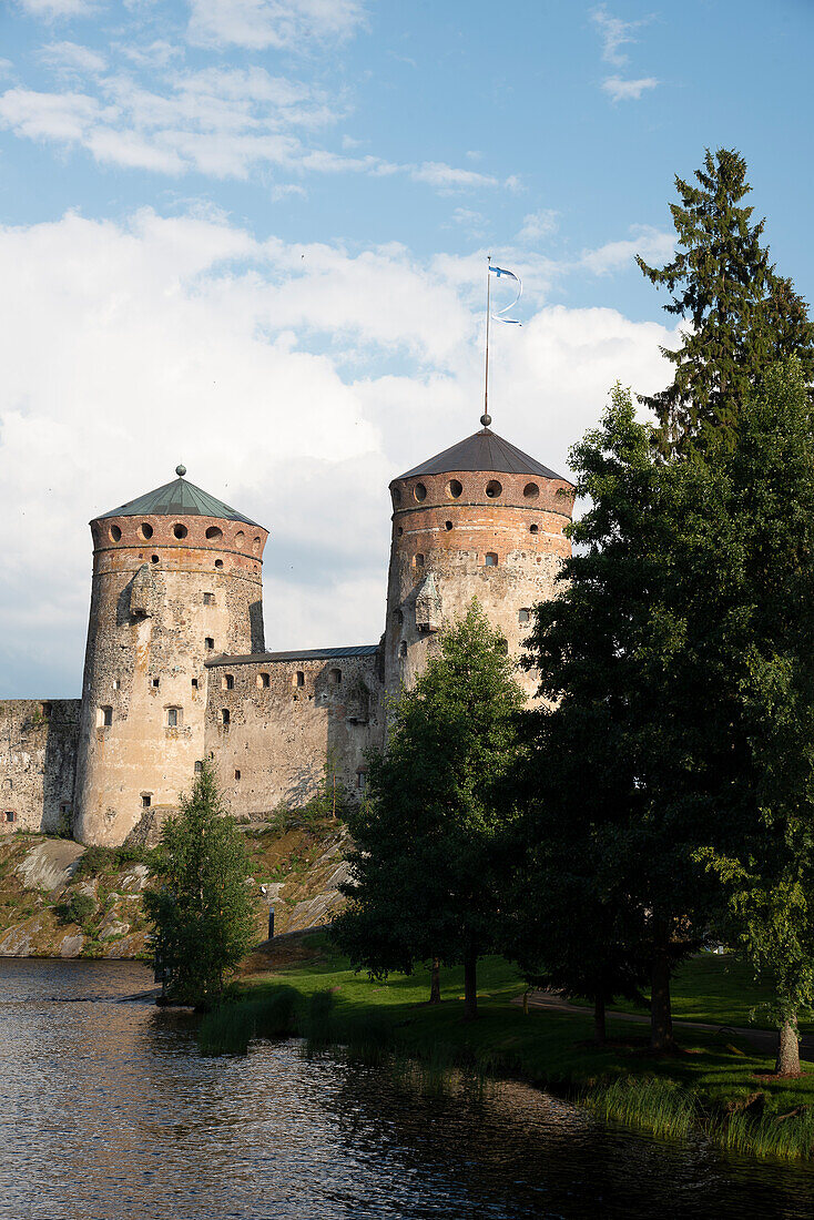 Burg Olavinlinna in Savonlinna, Finnland