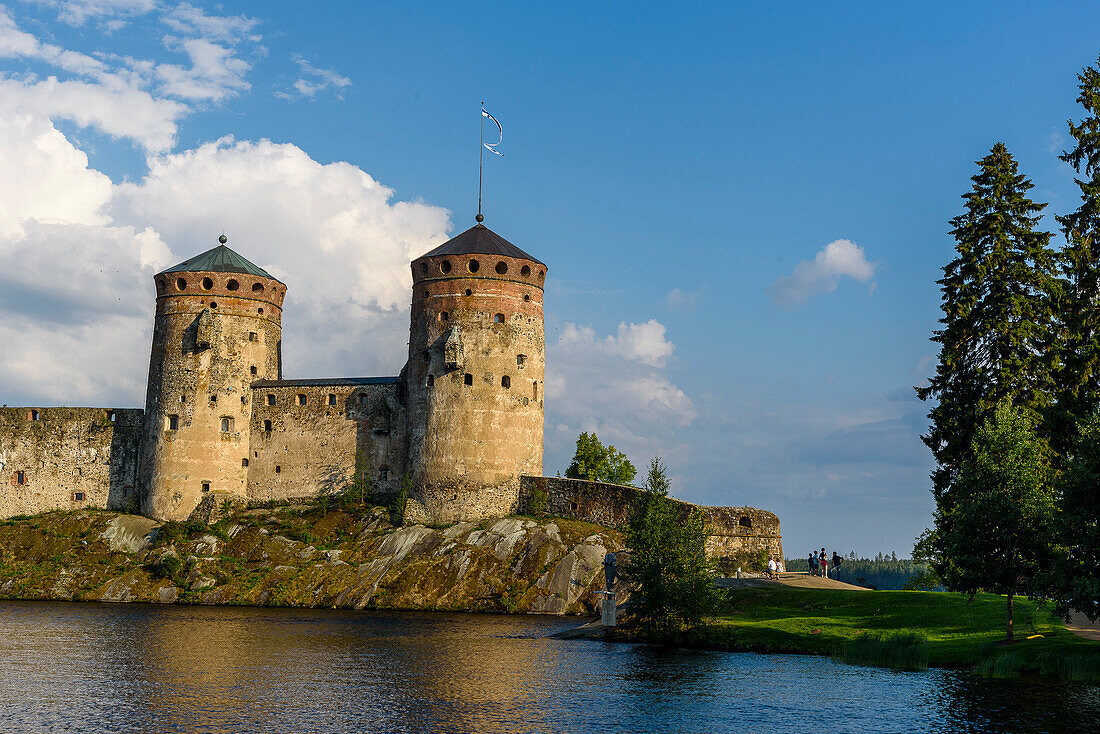 Olavinlinna Castle in Savonlinna, Finland