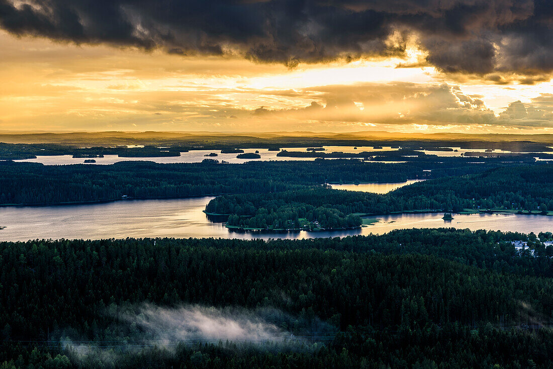 View from Puijo Tower, Kuopio, Finland