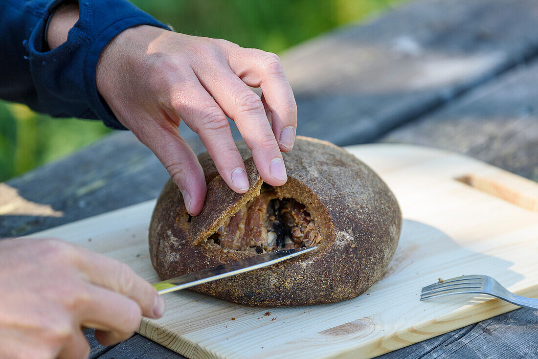 Food: Kalakukko, a typical specialty in Kuopio, Finland