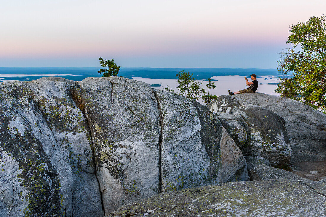 View from Koli Mountain, Finland
