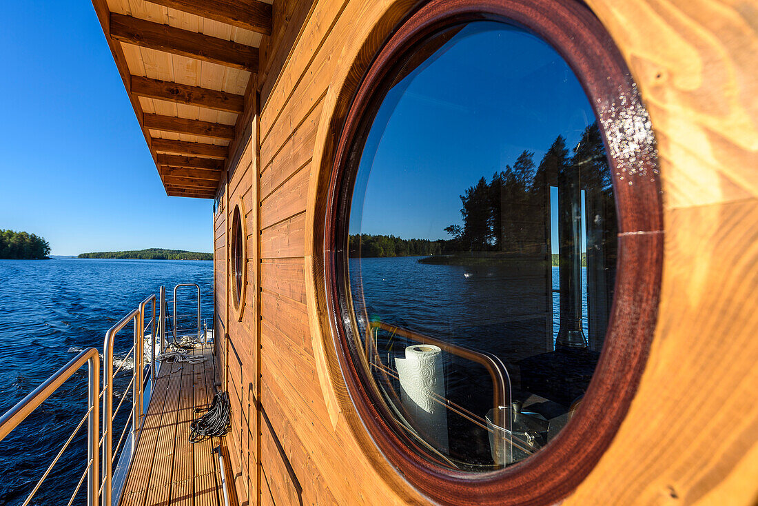 Hausbootfahrt mit gemieteten Hausboot, Jyväskylä, Finnland