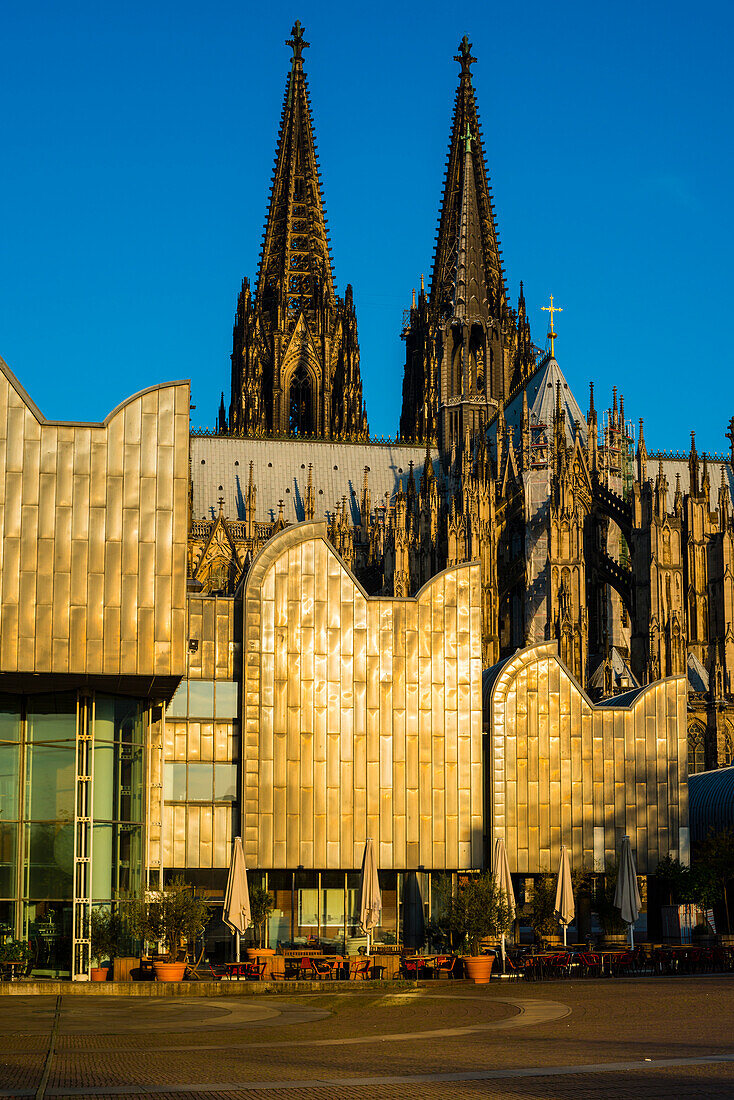 Cologne Cathedral, Museum Ludwig, Cologne, North Rhine-Westphalia, Germany, Europe