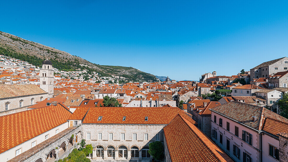 The old town of Dubrovnik, Dalmatia, Croatia.