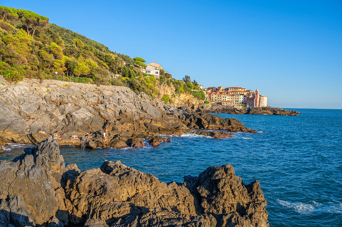View of Tellaro, La Spezia Province, Liguria, Italy
