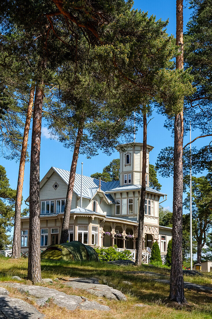 Alte Villa in Rauma, Westküste, Finnland