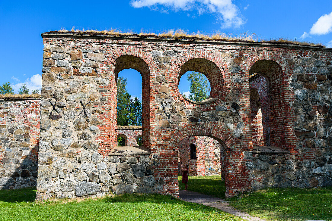 Old ruins of the Church of Old Vaasa, Vaasa, Finland