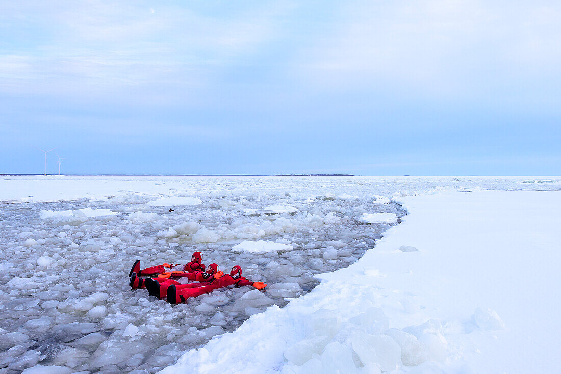 Tourist ride on the historic icebreaker Sampo, Kemi, Finland