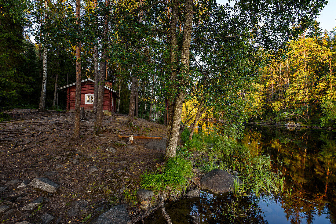 Helvetinjärvi National Park north of Tampere, Finland