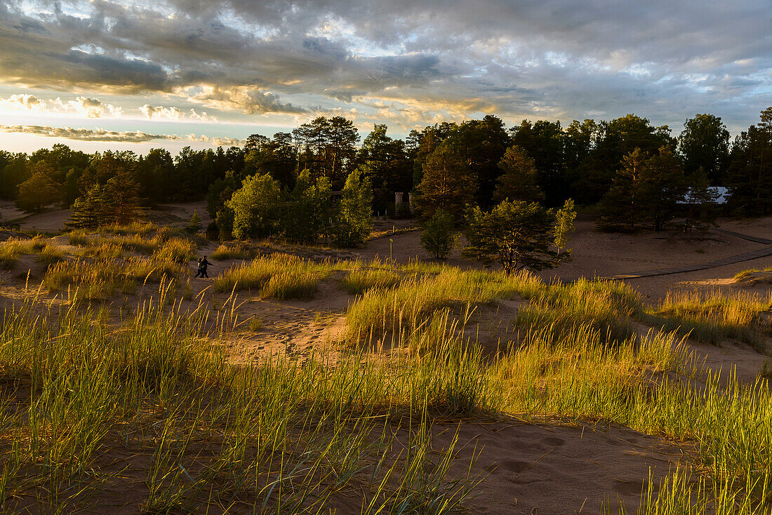 Popular beach at Yyteri, Pori, Finland