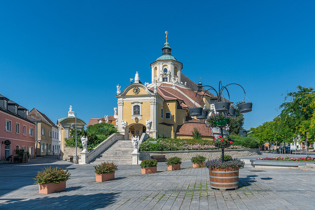 Die Bergkirche oder Haydnkirche in Eisenstadt, Burgenland, Österreich