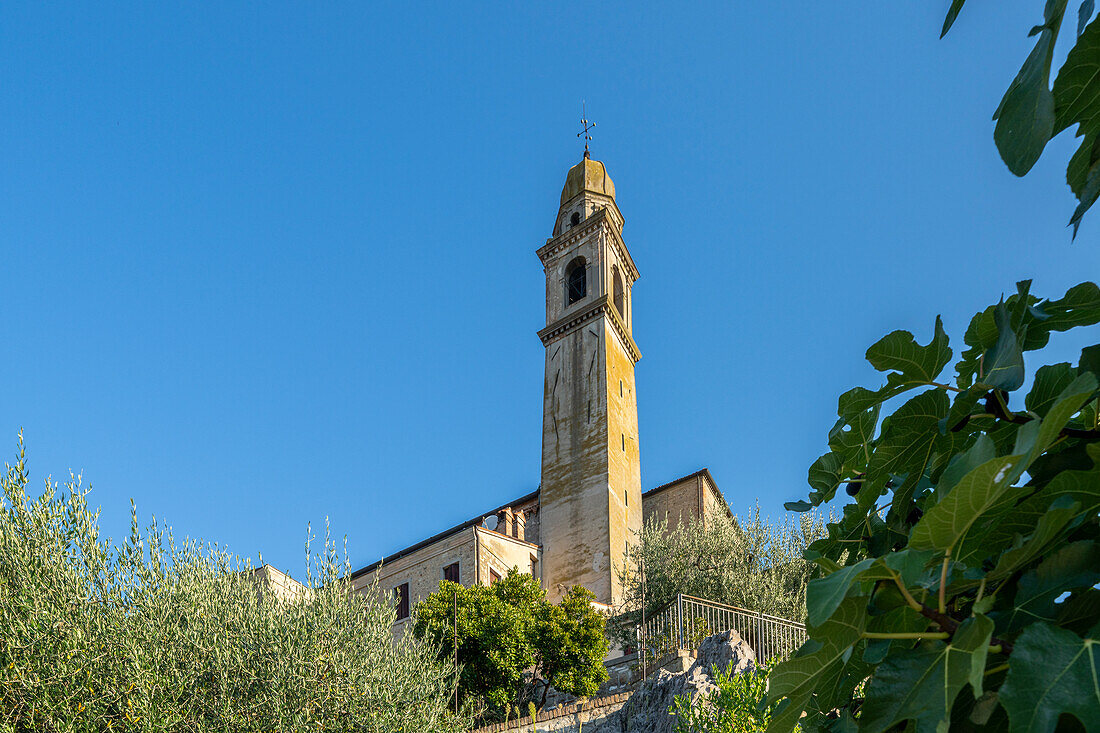 Außenansicht von Arqua Pertrarca, eines der schönsten Dörfer Italiens, Venetien, Italien