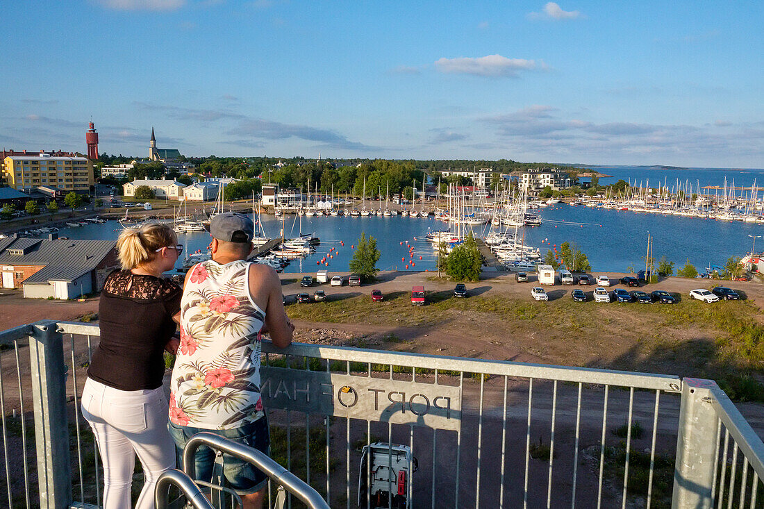 Aussichtsturm am Hafen von Hanko, Hanko, Finnland