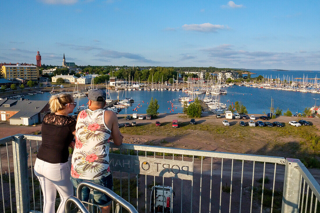 Observation tower at the port of Hanko, Hanko, Finland