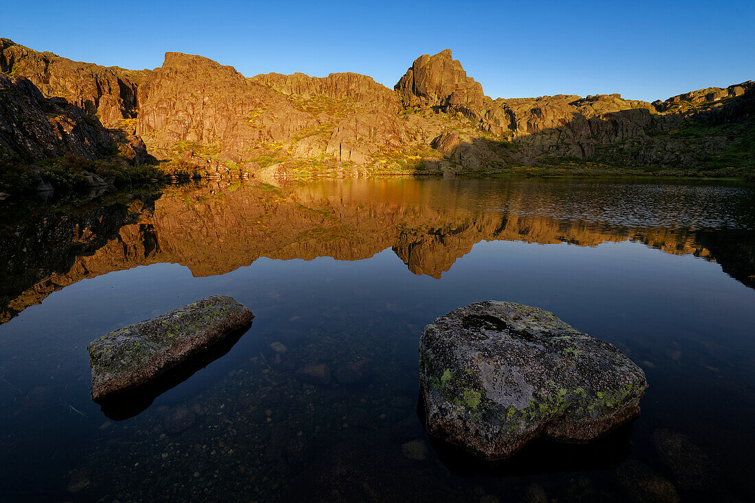 Der See der Leidenschaft, Lagoa do Peixao, Serra da Estrela, Beira, Portugal