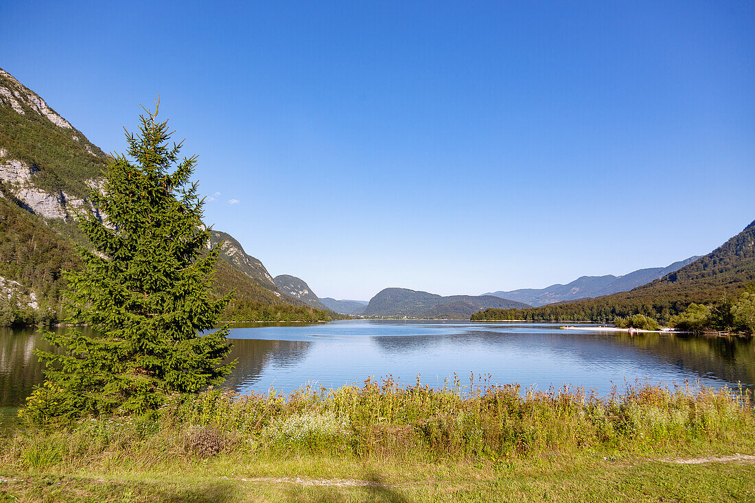 Ukanc, Bohinj See, Slowenien