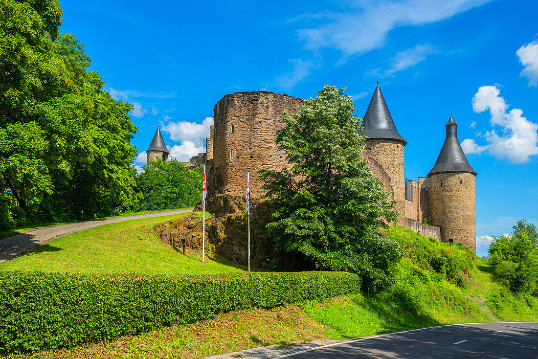 Burg Bourscheid, Kanton Diekirch, Großherzogtum Luxemburg