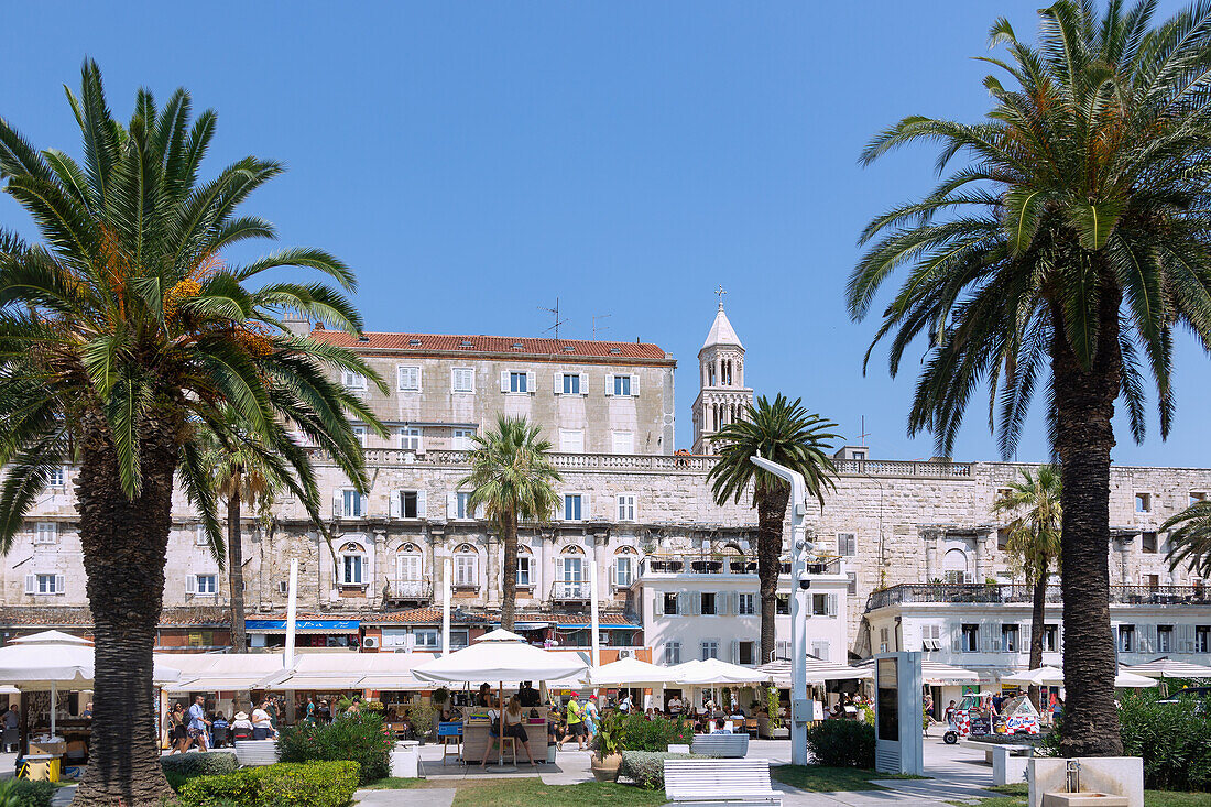 Split; Riva, Kathedrale des hl. Domnius, Dalmatien, Kroatien