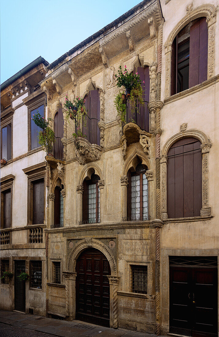 Vicenza; Palazzo Antonio Pigafetta, Venetien, Italien
