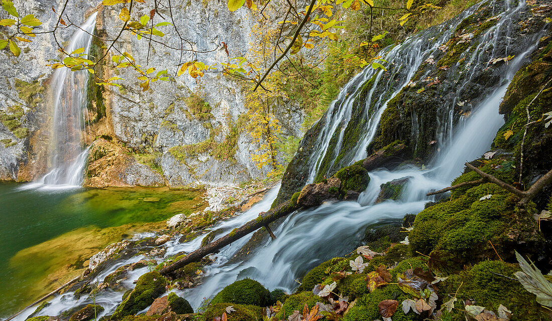 Salza Waterfall, Ennstal, Styria, Austria