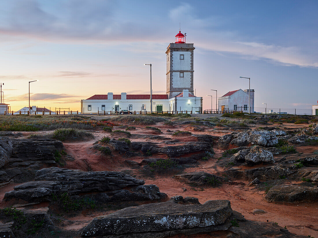 Lighthouse at Cabo Carvoeiro, Peniche, Portugal