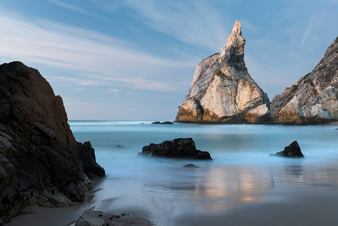 Rock formation at Praia da Ursa, Portugal