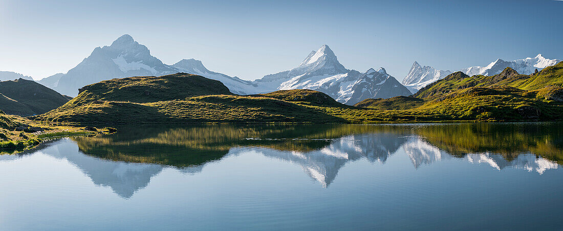 Wetterhorn, Schreckhorn, Bachalpsee, Bernese Oberland, Switzerland