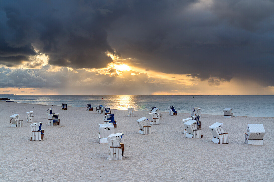 Morning at Hörnum Beach, Sylt Island, Schleswig-Holstein, Germany