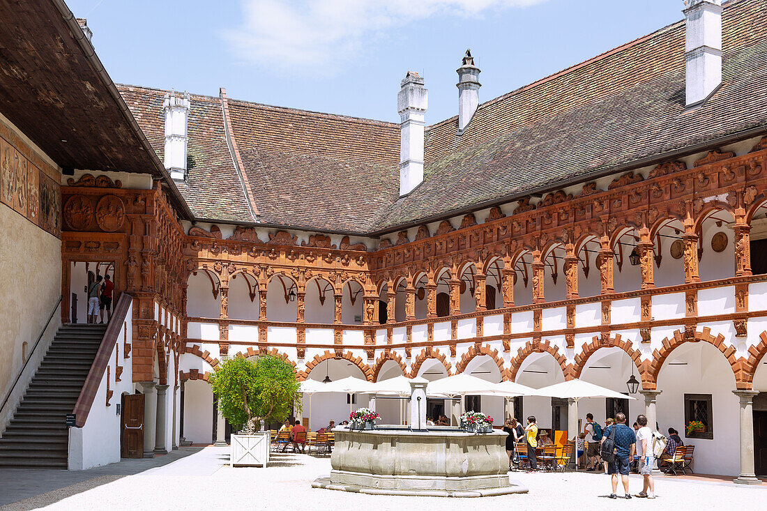 Schloss Schallaburg; Arkadenhof, Niederösterreich, Österreich