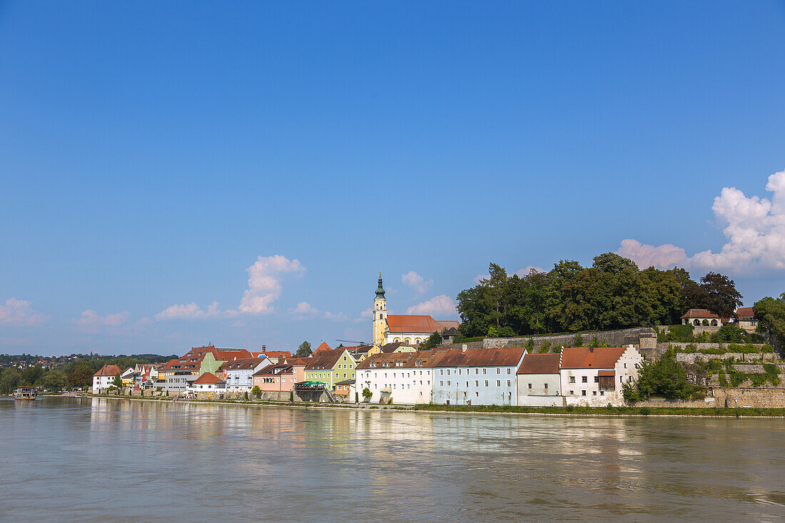 Schärding, bank of the Inn