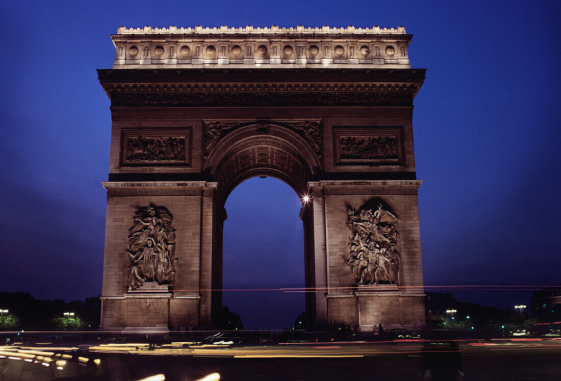 Arc De Triomphe, Paris, Ile-de-France, Frankreich