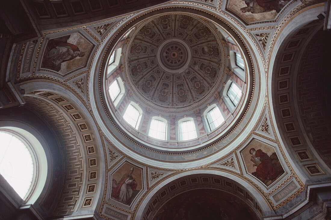 Interiors of a basilica, St. Stephen's Basilica, Budapest, Hungary