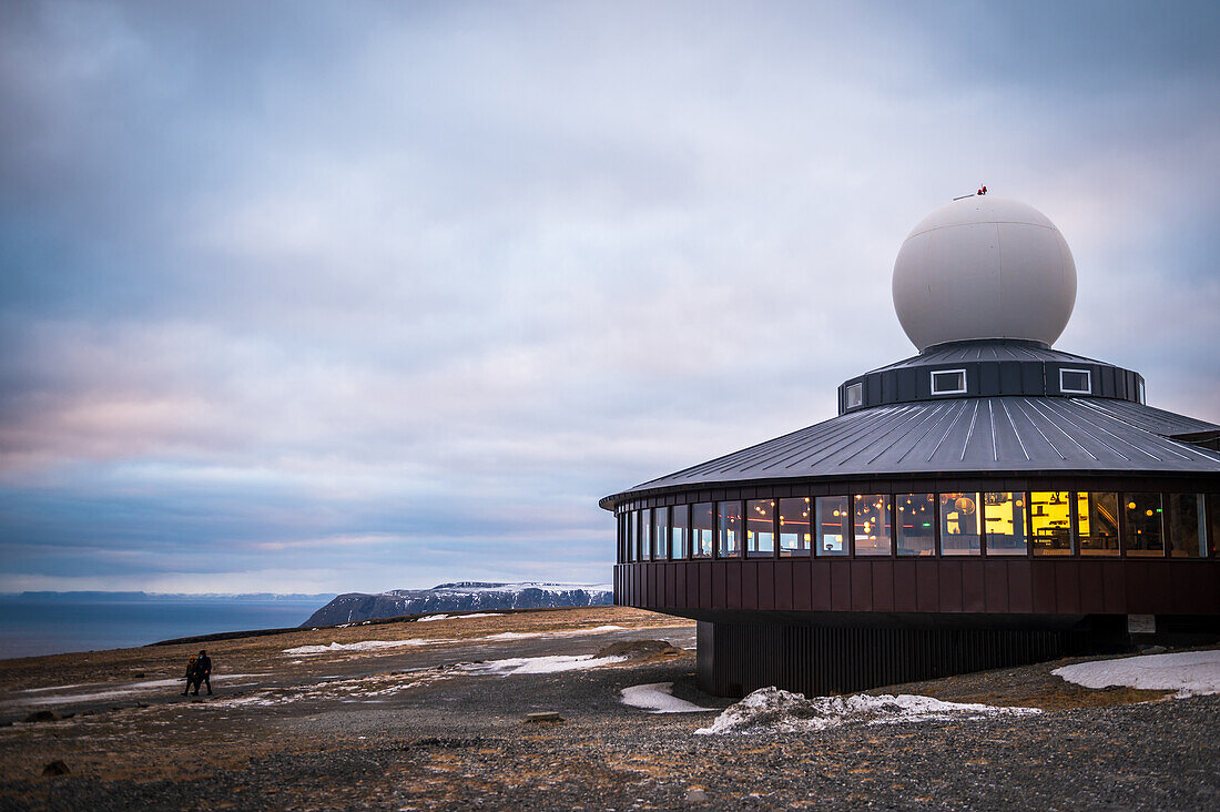 Restaurant Kompass on the North Papplateau, North Cape, Norway, Europe
