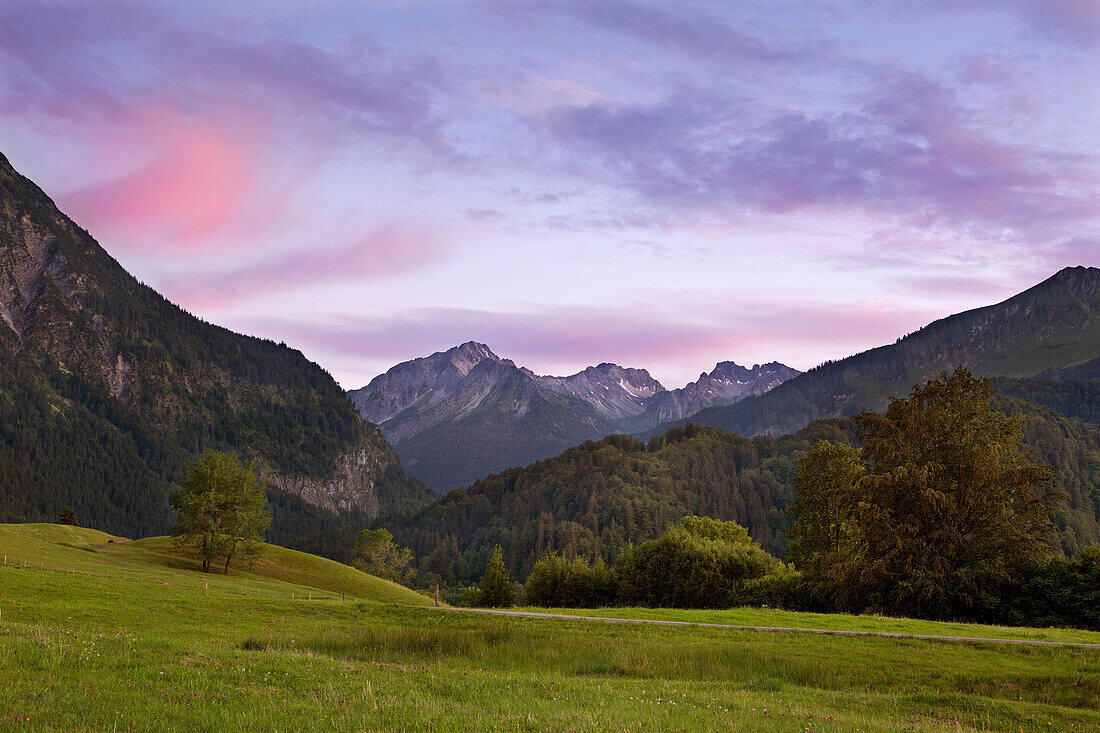 Allgäuer Alpen, bei Oberstdorf, Allgäu, Bayern, Deutschland