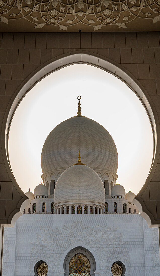 The Sheikh Zayed Grand Mosque, Abu Dhabi, UAE