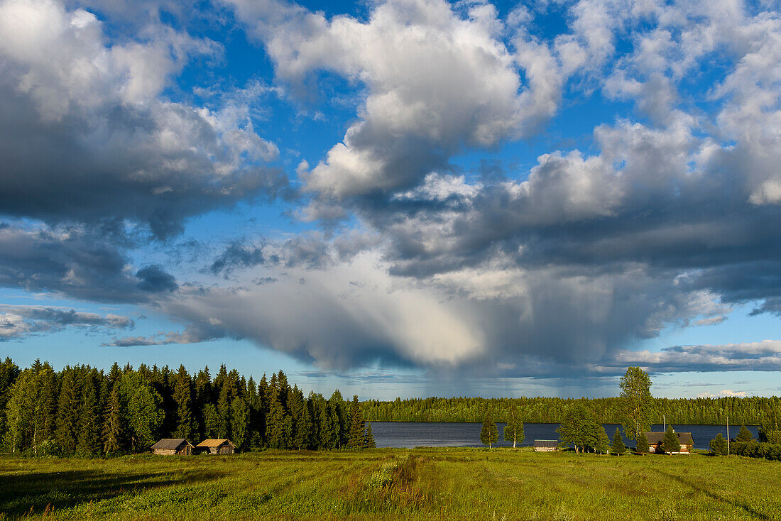 Landschaft südlich von Rovaniemi, Lappland, Finnland