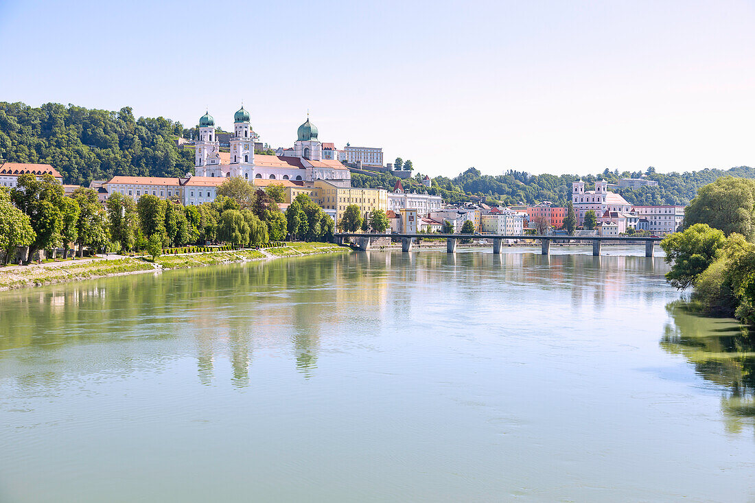 Passau, St. Stephen's Cathedral, Veste Oberhaus, Niedernburg Monastery, Innkai, Inn